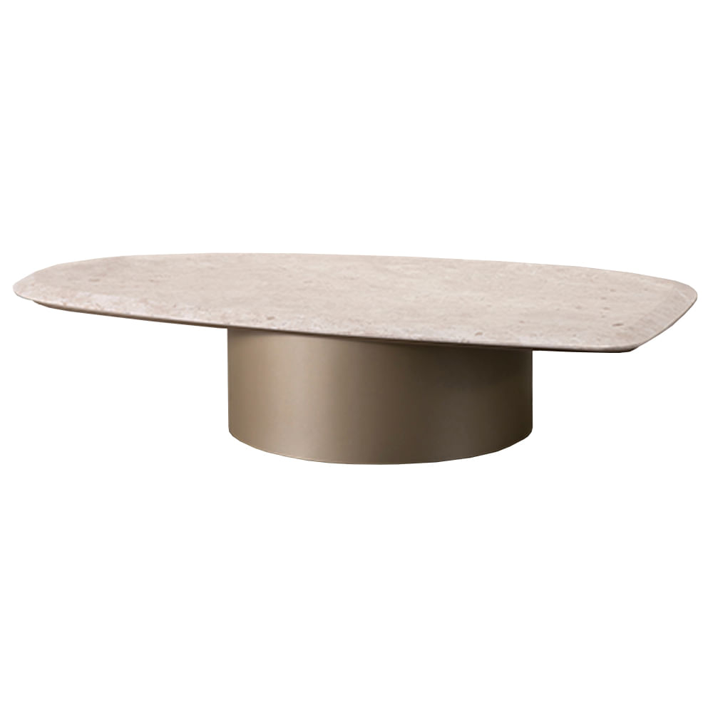 MESA DE CENTRO ARONA MEDIA MARMORE TRAVERTINO + CHAMPAGNE -3-